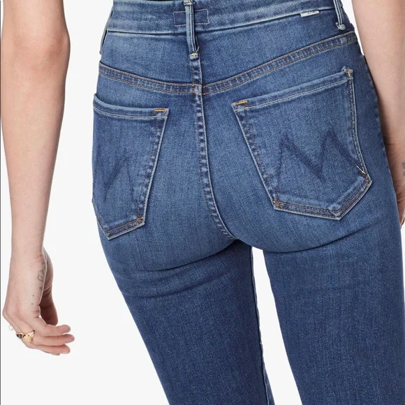 MOTHER Blue Ankle & Cropped Jeans - Picture 4 of 9